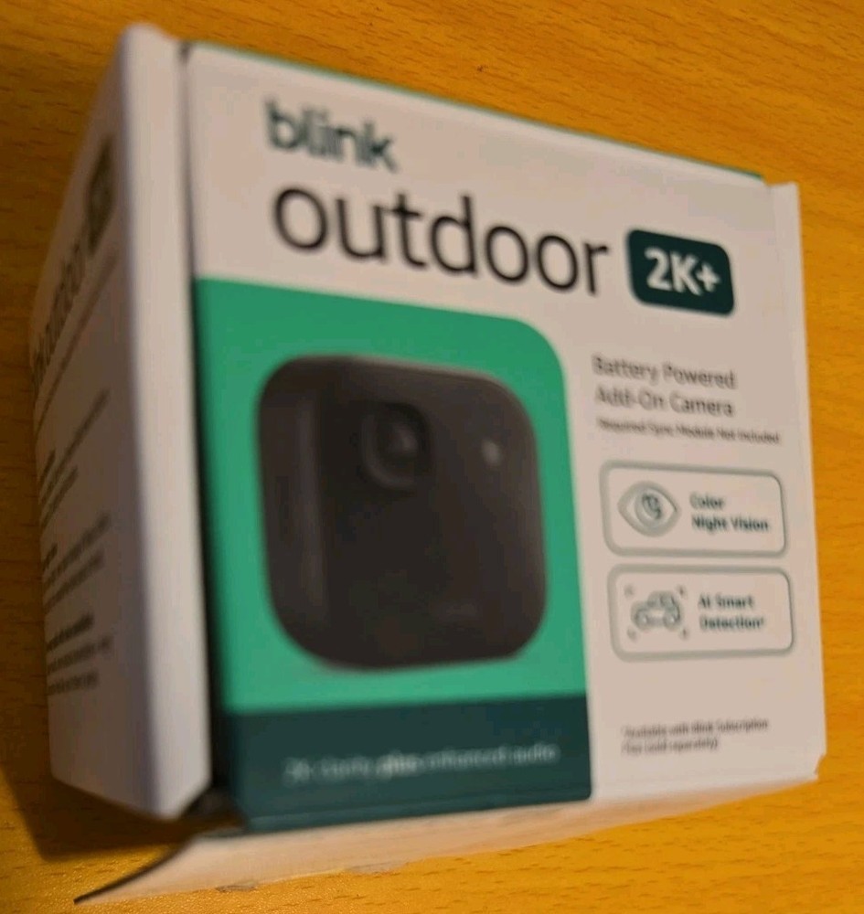 Blink Outdoor 2K+ Video Camera 2025 Latest Model CAMERA ONLY