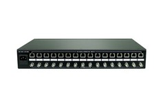 16 Channel Passive Balun, Power Video Receiver Hub for CCTV Camera DVR Monitors