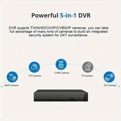 4MP 4CH DVR CCTV Security System 1080P Outdoor Camera Home Surveillance