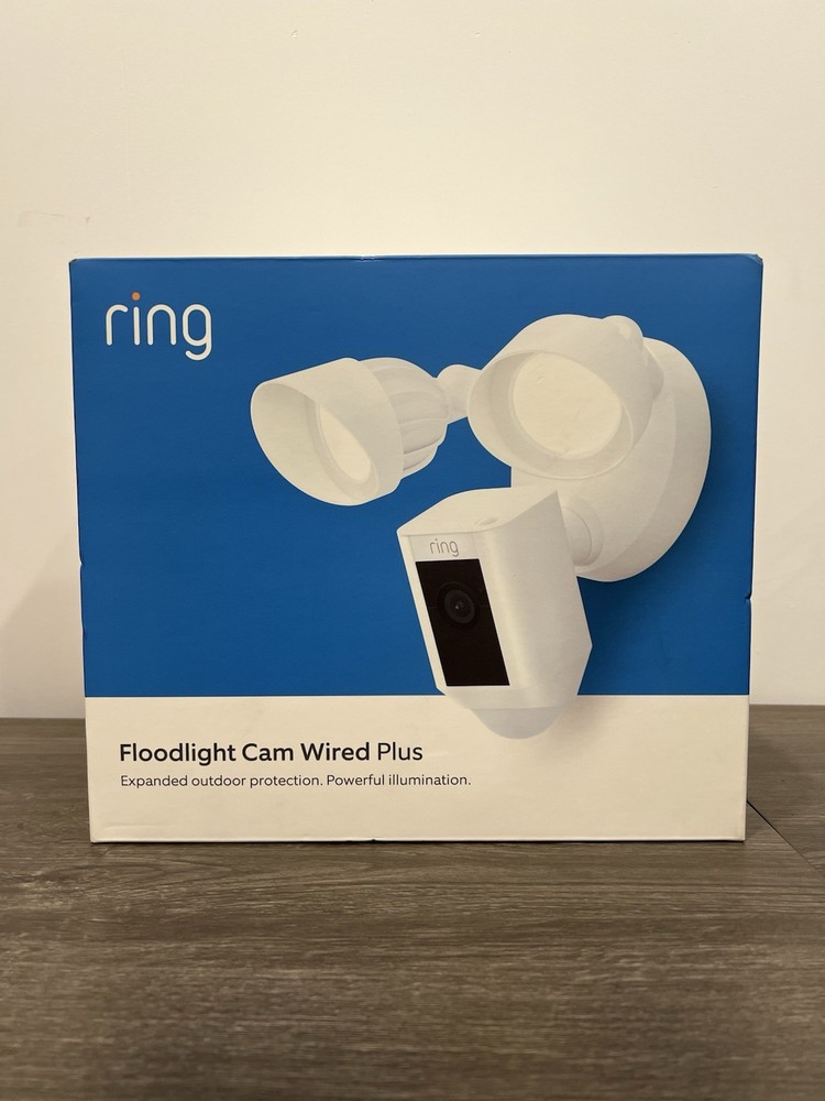 Ring Floodlight Cam Wired Plus, motion-activated 1080p HD video