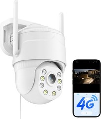 Advanced 4G LTE Security Camera – 2K Video, 24/7 Recording, and Easy App Control