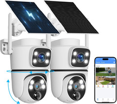 Solar Wireless Outdoor Security Camera Wi-Fi Cameras Home Security Camera