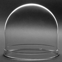 JMX 3.3 Inch Acrylic Indoor / Outdoor CCTV Replacement Clear Camera Dome Housing