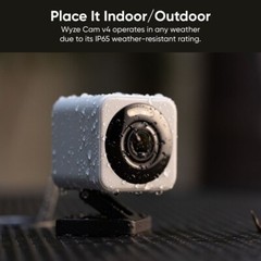 WYZE CAM V4 + WINDOW MOUNT 2K HD WIFI SECURITY PET CAMERA 2 WAY AUDIO WIF NEW