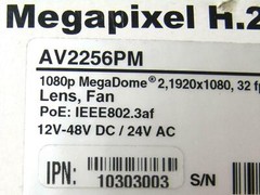 New Arecont AV2256PM MegaDome®2 1080p 1920×1080, 30 fps, WDR, Day/Night, 2.8-8m