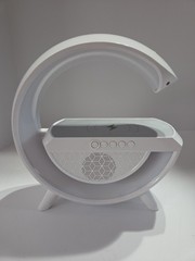 “Google Smart Wireless Bluetooth Speaker | RGB Light | Wireless Phone Charging”