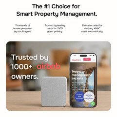 Noise Monitoring Device for Airbnb, Smart Decibel Meter App Control Noise Sensor