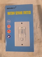 Sensky BS033C 110v Motion Sensor Light Switch, 180 Degree View Occupancy Sens…