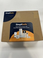 SimpliSafe Home Security System with Smart Alarm Wireless Indoor Camera, 8 Piece