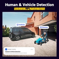 ANNKE 4K 8MP Full Color POE IP Security Camera 4X Optical Zoom Two Way Audio AI