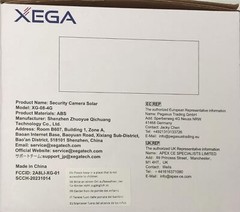 Xega Dual Lens 4G Cellular Security Camera Outdoor with SIM Card 14400mAh 2K HD