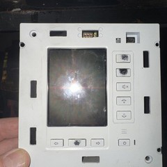 RTI RK3-V In-Wall Touchpanel Keypad, White