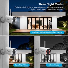 Jennov 5MP WiFi Security Camera System 10CH NVR Infrared Night Vision Outdoor