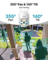 ZOSI 1080P HD WIFI IP Security Camera CCTV Outdoor Wireless AI Vehicle Detection