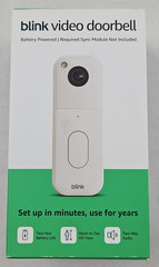 Blink Video Doorbell – Battery Powered, Head-to-Toe HD View, White