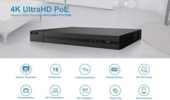 4TB 4K 16CH IP POE Security Camera System 4TB HDD Surveillance Camera NVR