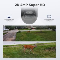 Reolink 4K WiFi Security System 360° PTZ Home Hub Trackmix Battery with Solar