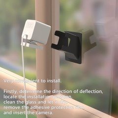 Angled Window Mount Compatible with Wyze Cam V4 Cam V3, 20 Degrees Tilt ( Up/Dow