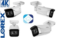 Lorex 4K Ultra HD IP PoE Add-On Indoor/Outdoor Bullet Security Camera E841CA-E🔥