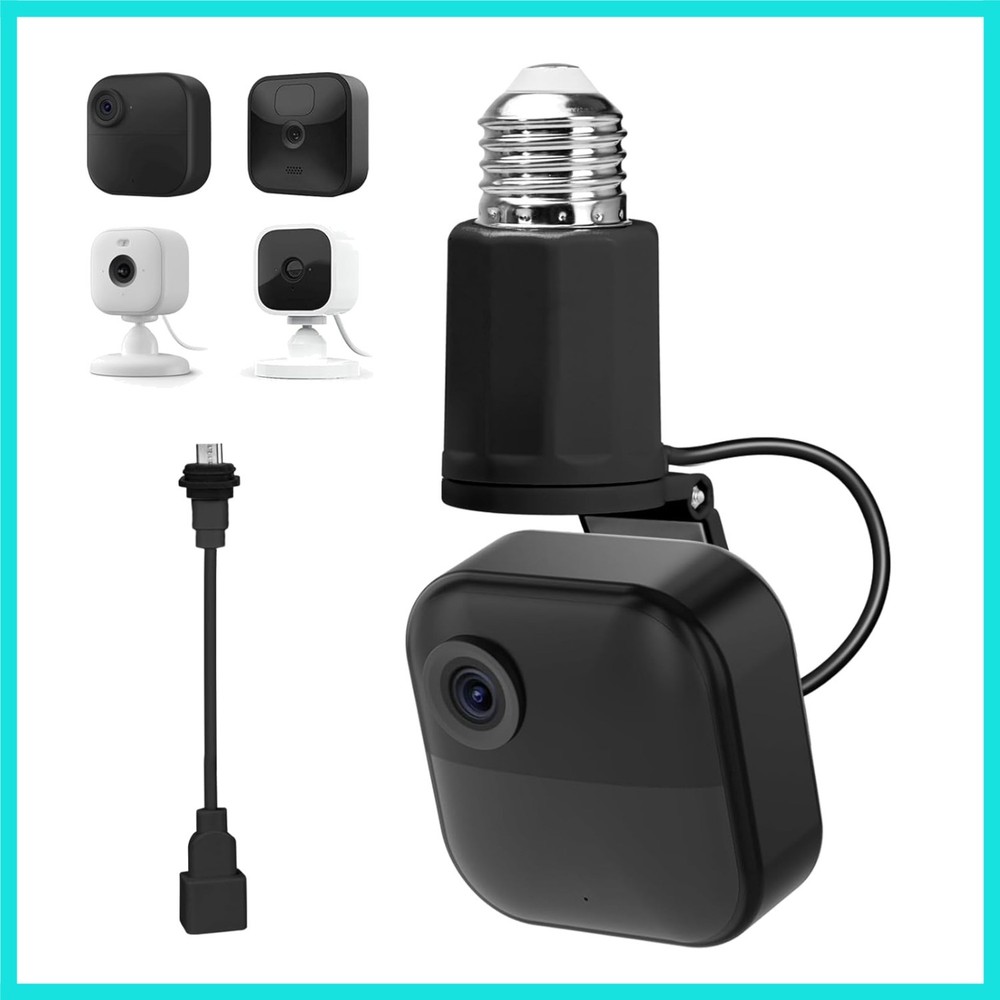 Adjustable Lamp Socket Mount for Blink Outdoor 4 4th Gen, Blink Outdoor 3rd G…