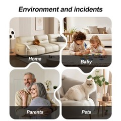 3PCS 5MP PTZ Wireless WIFI CCTV Security Camera Color Night Vision 2-Way Audio