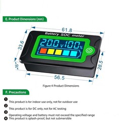 Reliable Compact Durable Versatile Stable LiFePO4 Ternary Battery Level Detector
