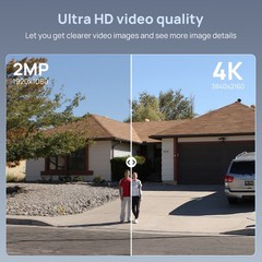 Vikylin 4K 8MP IR Dome CCTV Security IP Camera PoE Build in MIC Outdoor H.265+