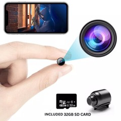32GB SD Card, HD 1080P Mini Camera WiFi Camcorder Security Cam For Home
