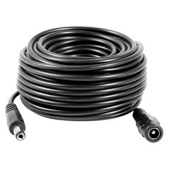 16ft DC Power Extension Cable 5.5mm x 2.1mm Male Female Cord 18AWG 12V 24V 10A