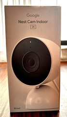 Google Nest Cam Indoor (3rd Gen, 2025) Wired Security Camera 2K HDR with Gemeni