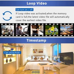 HD 1080P Mini Camera Home Wireless WiFi Security Smart Cam IR Motion Cam DVR
