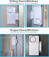 Door Alarm Wireless Anti-Theft Remote Control Door and Window Security Alarms