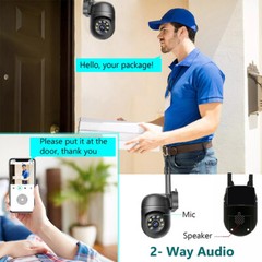 8x Wireless Security Camera System Smart Outdoor 5G Wifi Night Vision Cam 1080P