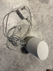 Google Google Home Smart Speaker Cylinder White/Gray with Power Adapter