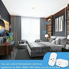 2Pack Smart Plug Wifi Switch Socket Outlet Compatible with Alexa GoogleAssistant