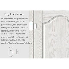 Tuya WiFi 433mhz Home Security Burglar Alarm Door Window Sensor Voice Control