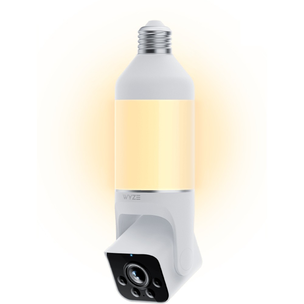 Wyze Bulb Cam 2K Smart Security Camera LED Light Bulb WiFi Color Night Vision