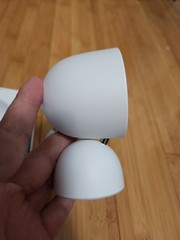 Google Nest Cam Indoor Wired 2nd Generation Security Camera White TESTED, WORKS!