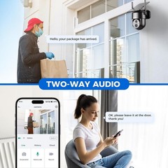 Advanced 4G LTE Solar Security Camera – HD 1080P, Night Vision, Alarm System