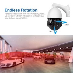 1080P 2MP 4in1 PTZ Dome Camera 30X Zoom Outdoor IR Night Vision AHD TVI CVI CVBS