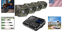 1800 Ft Wireless Driveway Alarm – Weatherproof Motion Sensor & Mute Mode