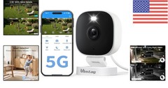 Smart Outdoor Security Camera with Motion Detection & Two-Way Communication