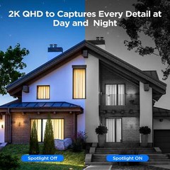 Wireless Solar Powered Security Camera System Outdoor 4MP PTZ Cameras NVR HDMI