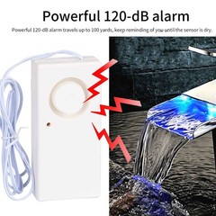 3PACK Water Leakage Alarm Detector 120dB Water Leak Sensors Overflow Alert USA