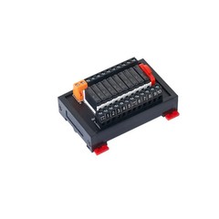 SK Series Relay Module PLC Amplifier DIN Rail Pluggable 4/6/8/10/12/16 Channel