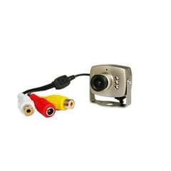 Boxed Small Mini CCTV Colour Camera with Audio & IR Nightvision One Set
