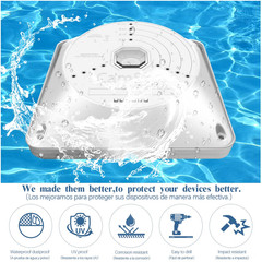 Universal CCTV Camera Junction Box Waterproof ABS Mount for Cable Management