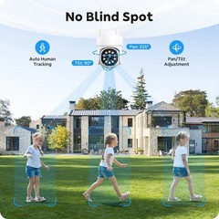 CAMCAMP 16CH NVR Audio Wireless Security WiFi PTZ Camera System CCTV 24/7 Record
