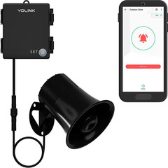Outdoor Security Siren and Smart Alarm Controller Kit – Loud 110 Db, Wireless, B