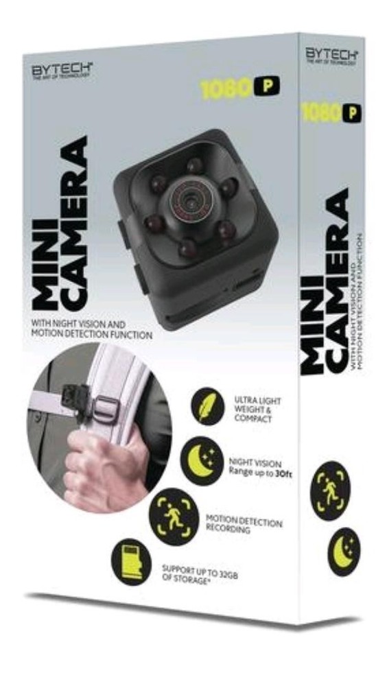 Wireless Camera Mini 1080P FULL HD Night Vision and Motion Detection for Home.